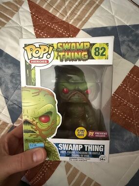 Funko Pop! Swamp Thing Vinyl Figure - Green with Red Eyes